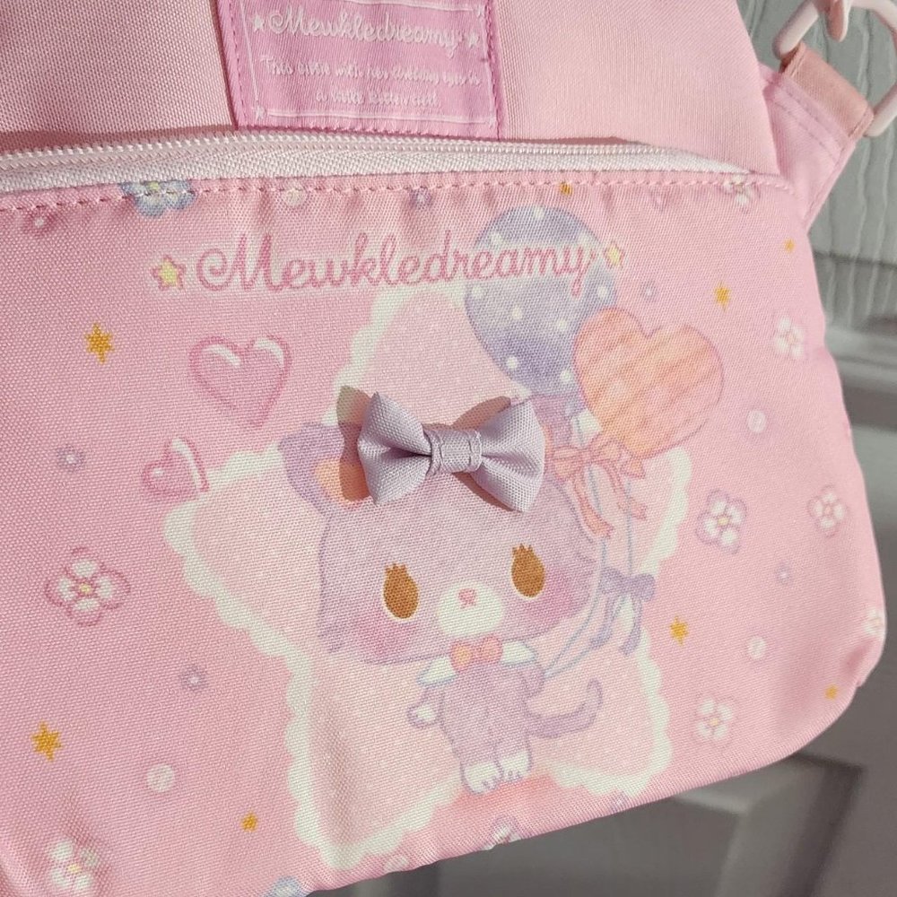 Kawaii Sanrio Mewkledreamy pink crossbody shoulder bag - Picture 3 of 3